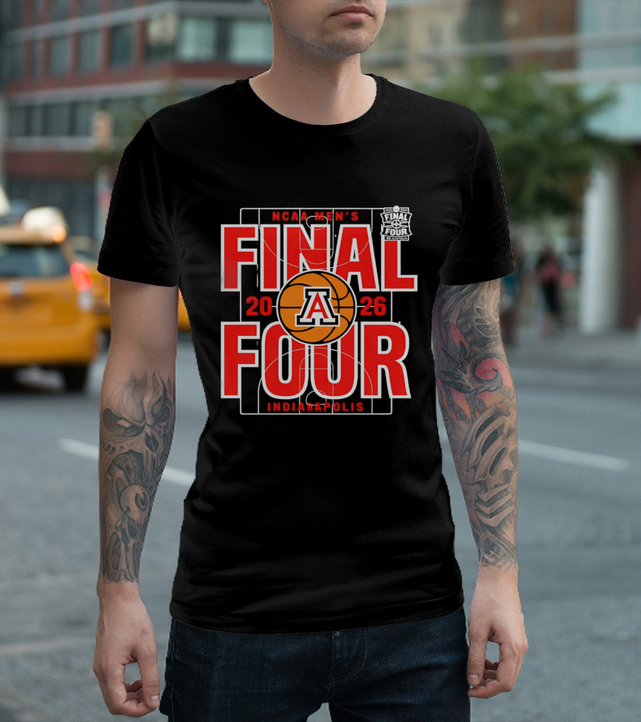 Arizona Wildcats 2026 NCAA Men's Final Four Indianapolis March Madness T-Shirt