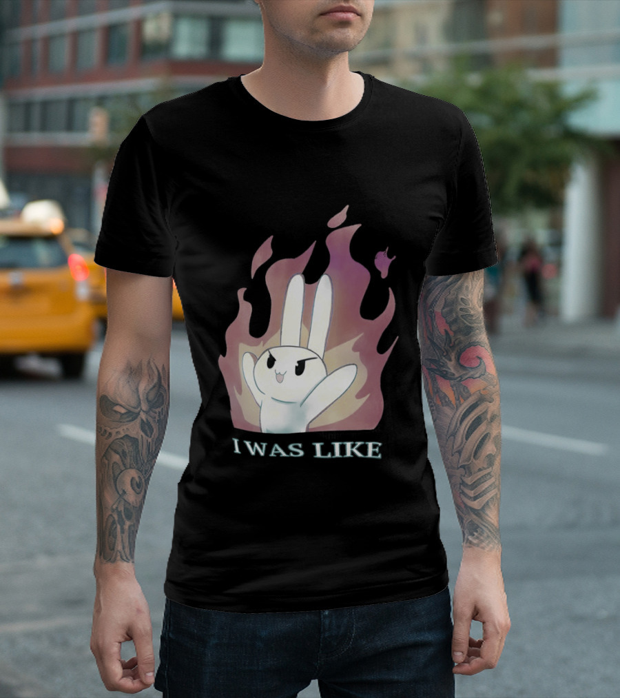 I Was Like Fire Bunny In Flames T-Shirt