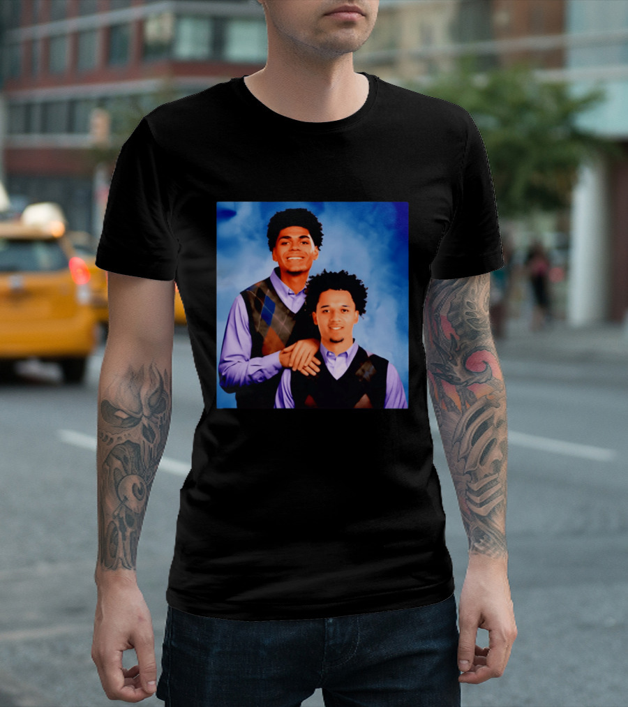 Arizona Wildcats Stars Koa Peat Brayden Burries Step Brother Argyle Vests T-Shirt