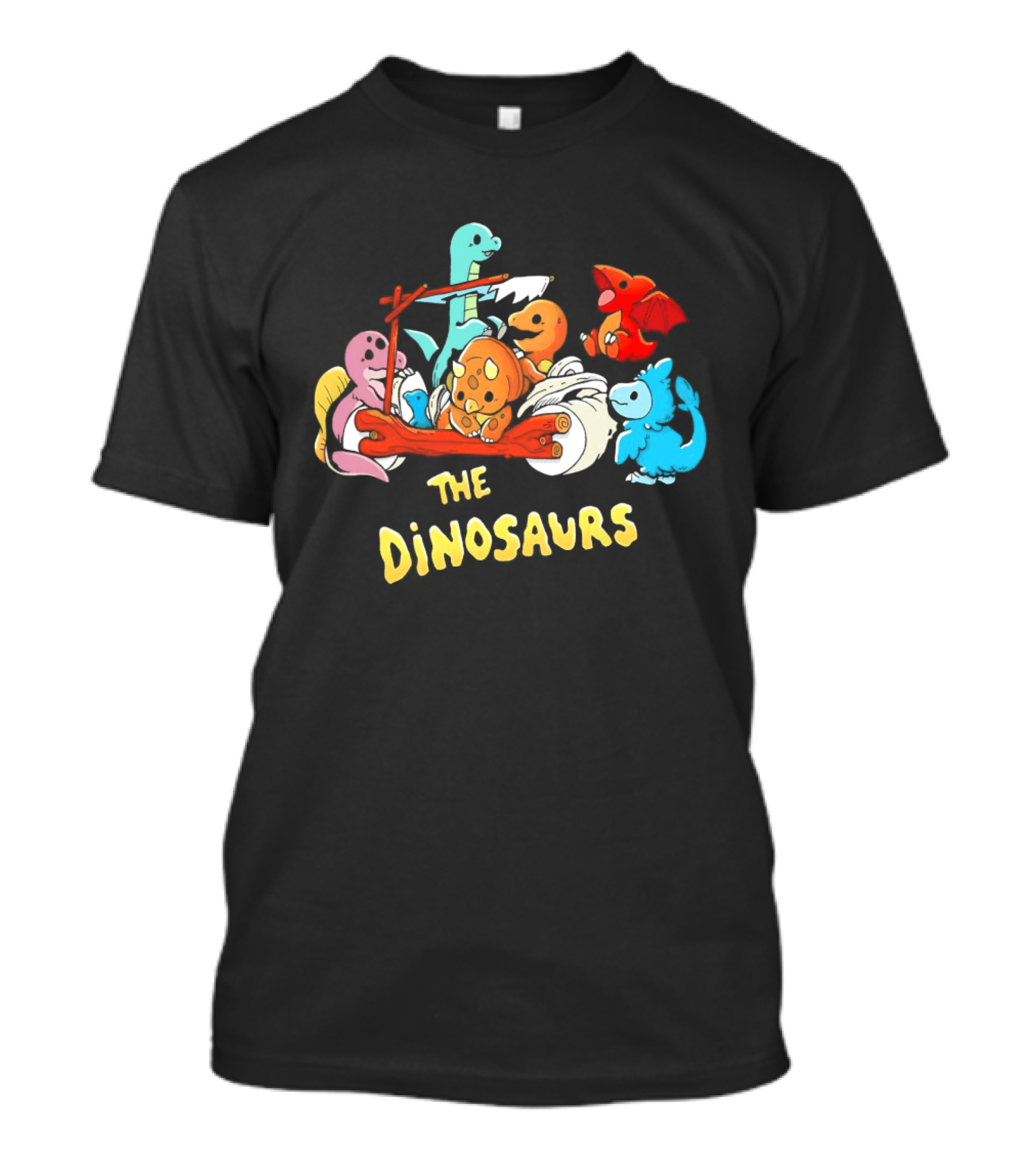 The Dinosaurs X The Flintstones Cartoon T-Shirt