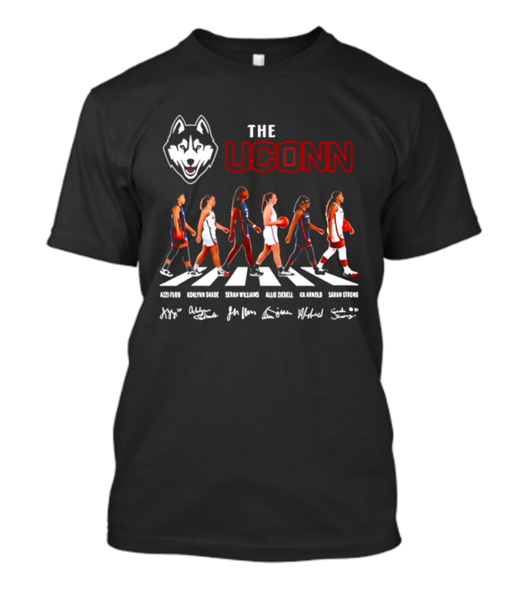 UConn Huskies Women's Basketball Team Abbey Road T-Shirt
