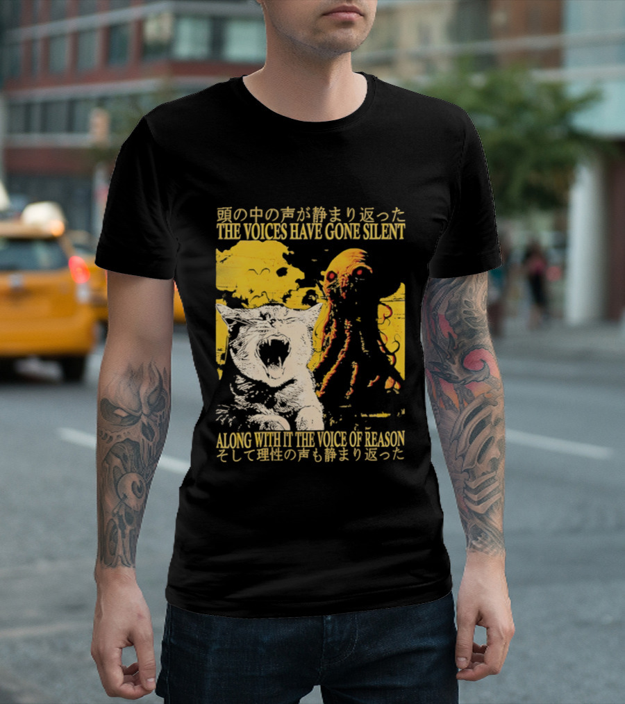 The Voices Have Gone Silent Cat T-Shirt