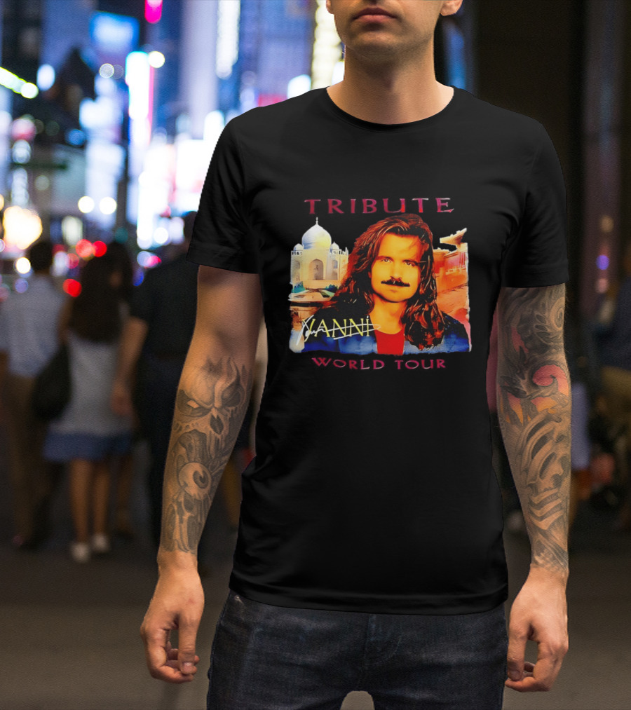Yanni Tribute World Tour Taj Mahal T-Shirt