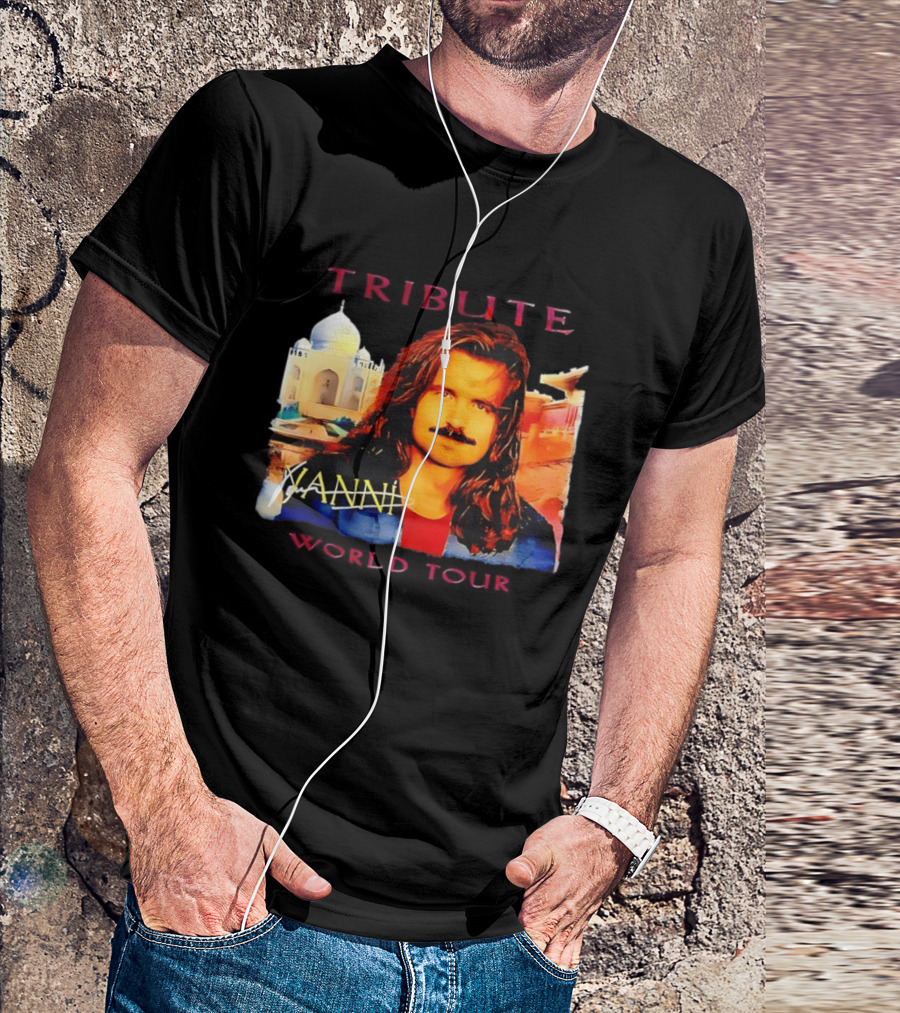 Yanni Tribute World Tour Taj Mahal T-Shirt