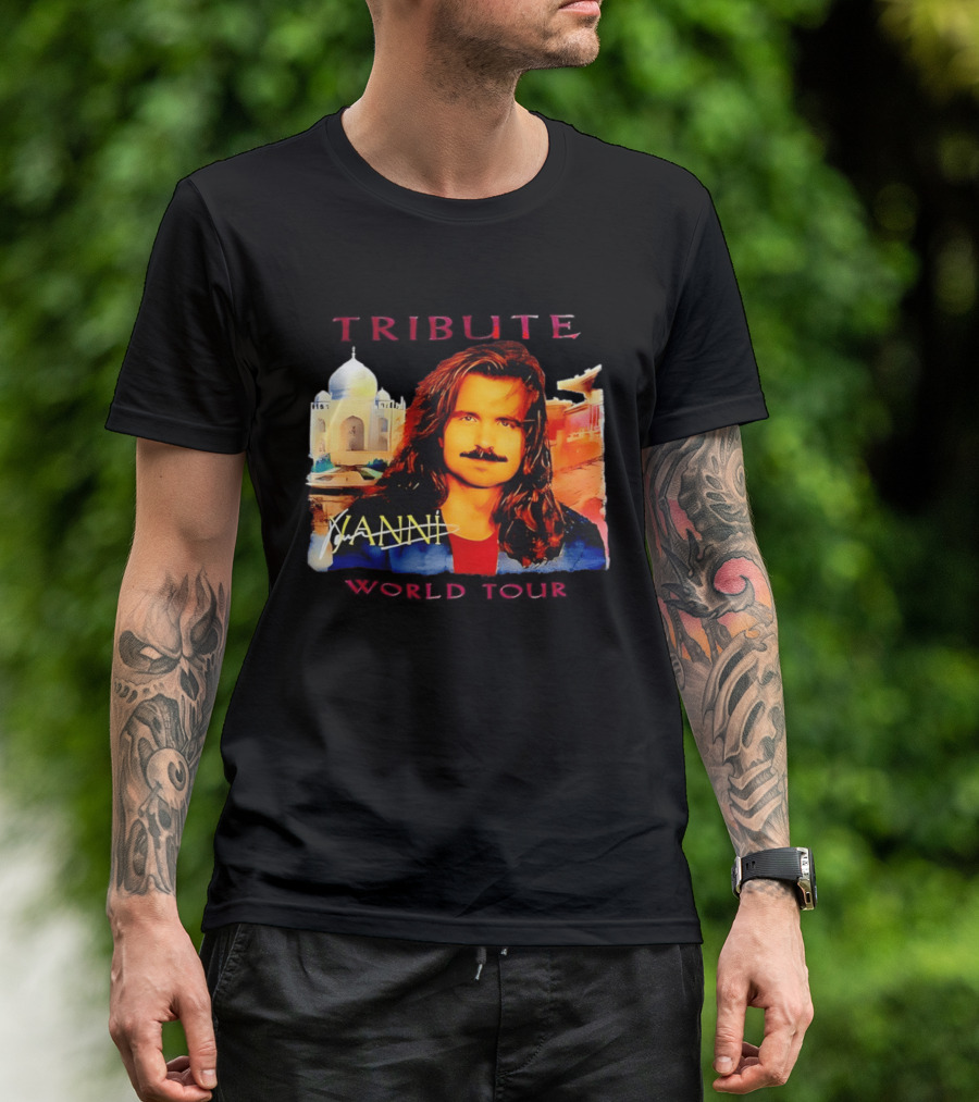 Yanni Tribute World Tour Taj Mahal T-Shirt