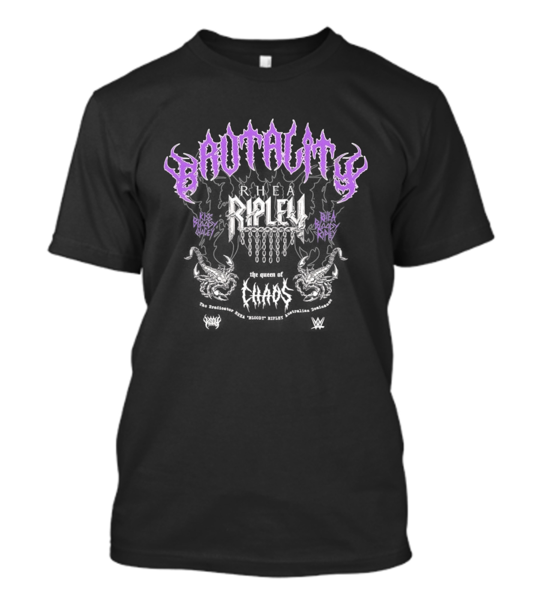 Rhea Ripley Brutality 2026 Purple Flame T-Shirt