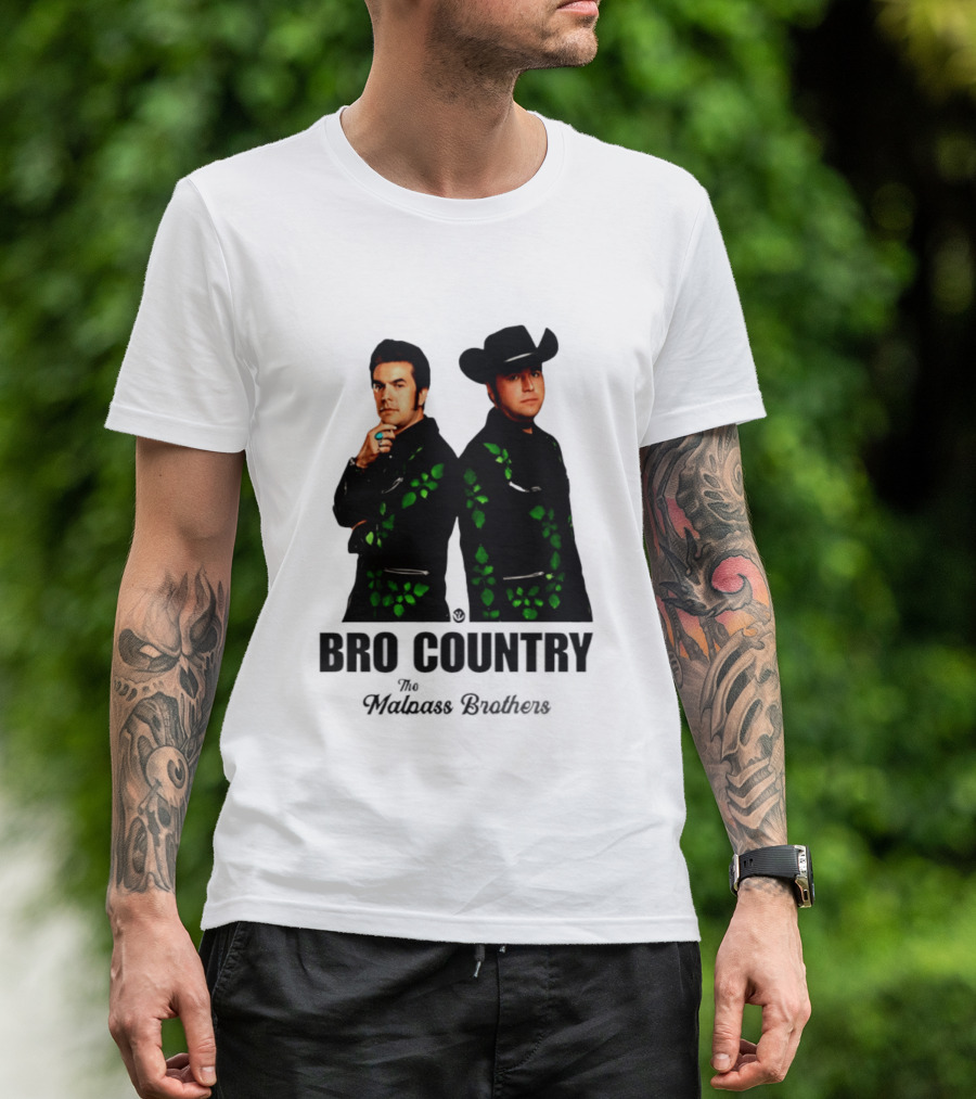 Bro Country The Malnass Brothers Western Style Duo T-Shirt