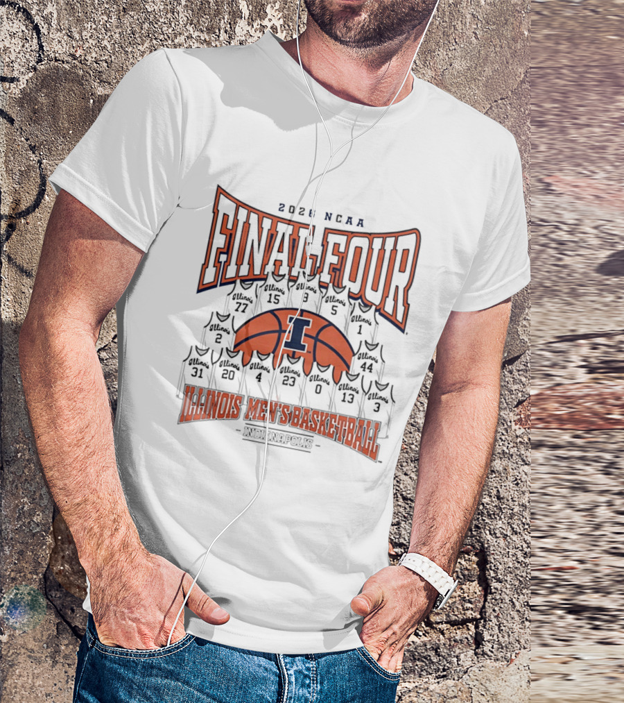 2026 NCAA Final Four Illinois Men's Basketball T-Shirt