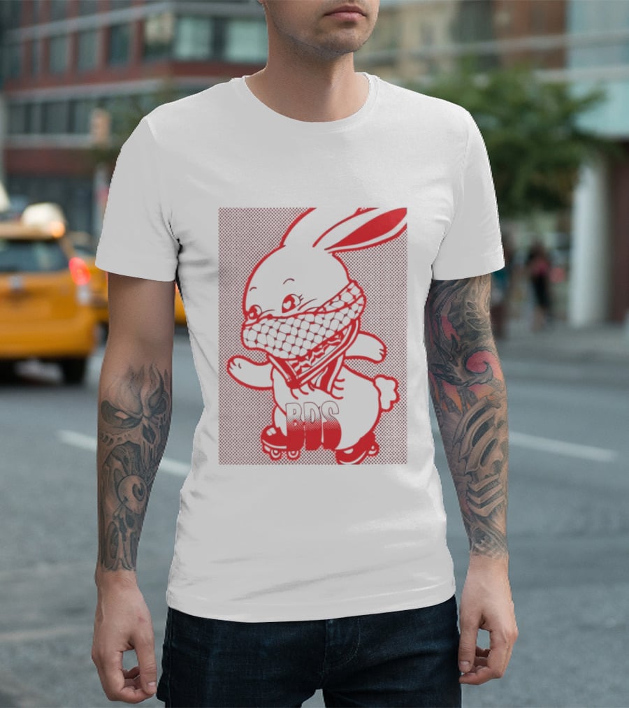 Skater Bunny BDS Vintage Roller Skates T-Shirt