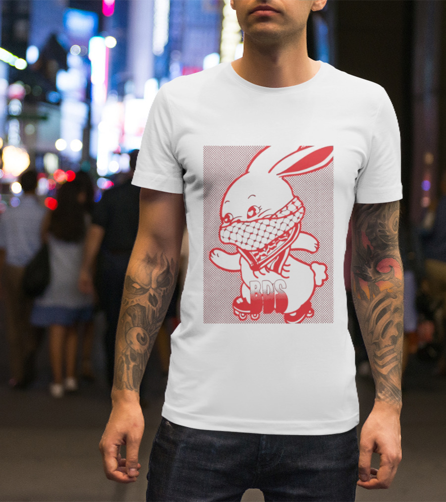 Skater Bunny BDS Vintage Roller Skates T-Shirt