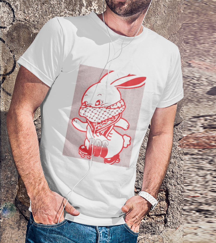 Skater Bunny BDS Vintage Roller Skates T-Shirt