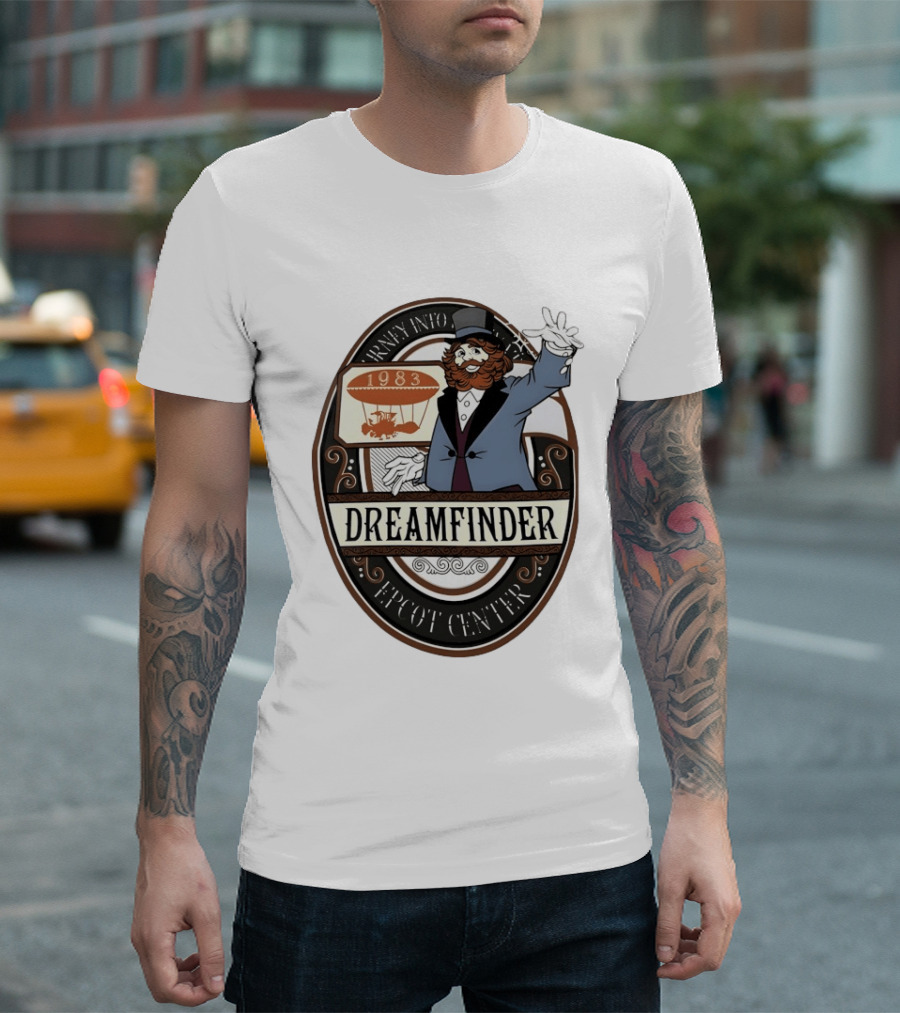 Journey Into 1983 Dreamfinder Epcot Center T-Shirt