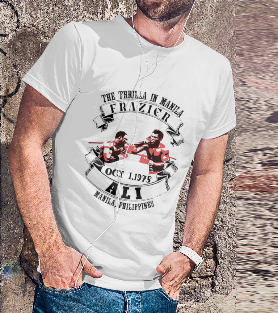 The Thrilla In Manila Frazier Vs Ali Oct 1975 Manila Philippines T-Shirt