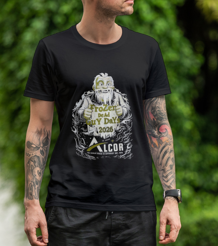 Alcor Frozen Dead Guy Days 2026 Festival Event T-Shirt