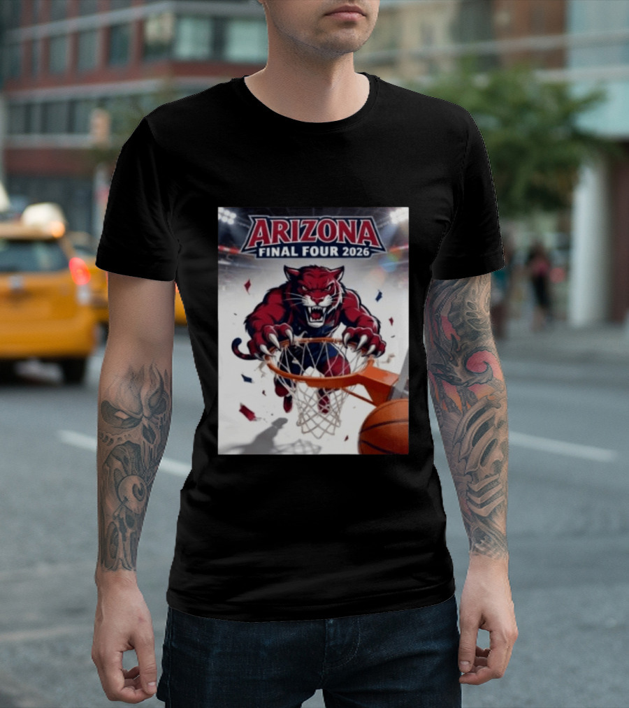 Arizona Wildcats Final Four 2026 Basketball Game Day Wildcat T-Shirt