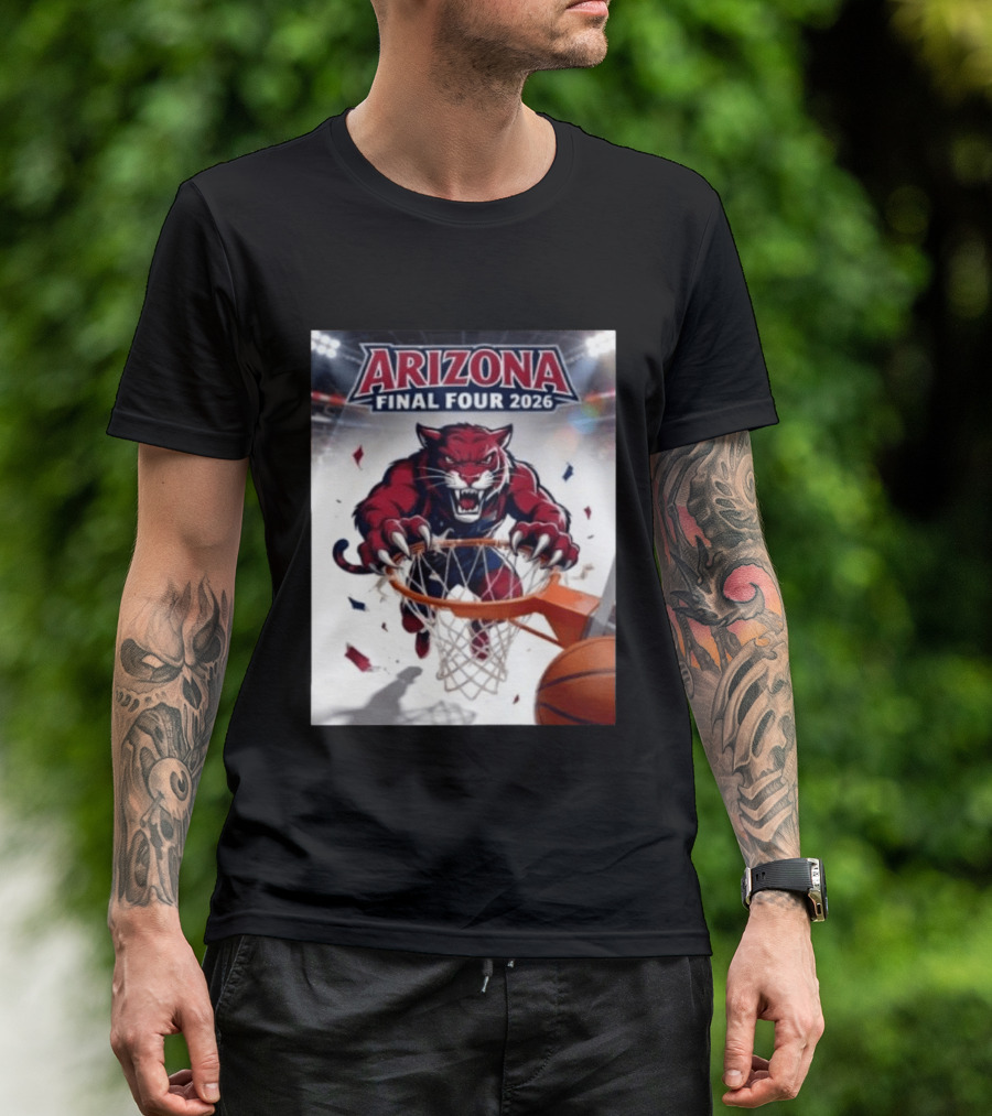 Arizona Wildcats Final Four 2026 Basketball Game Day Wildcat T-Shirt