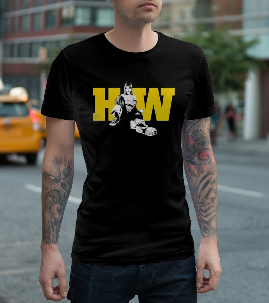 Hayley Williams HW Yellow Bold Letters T-Shirt
