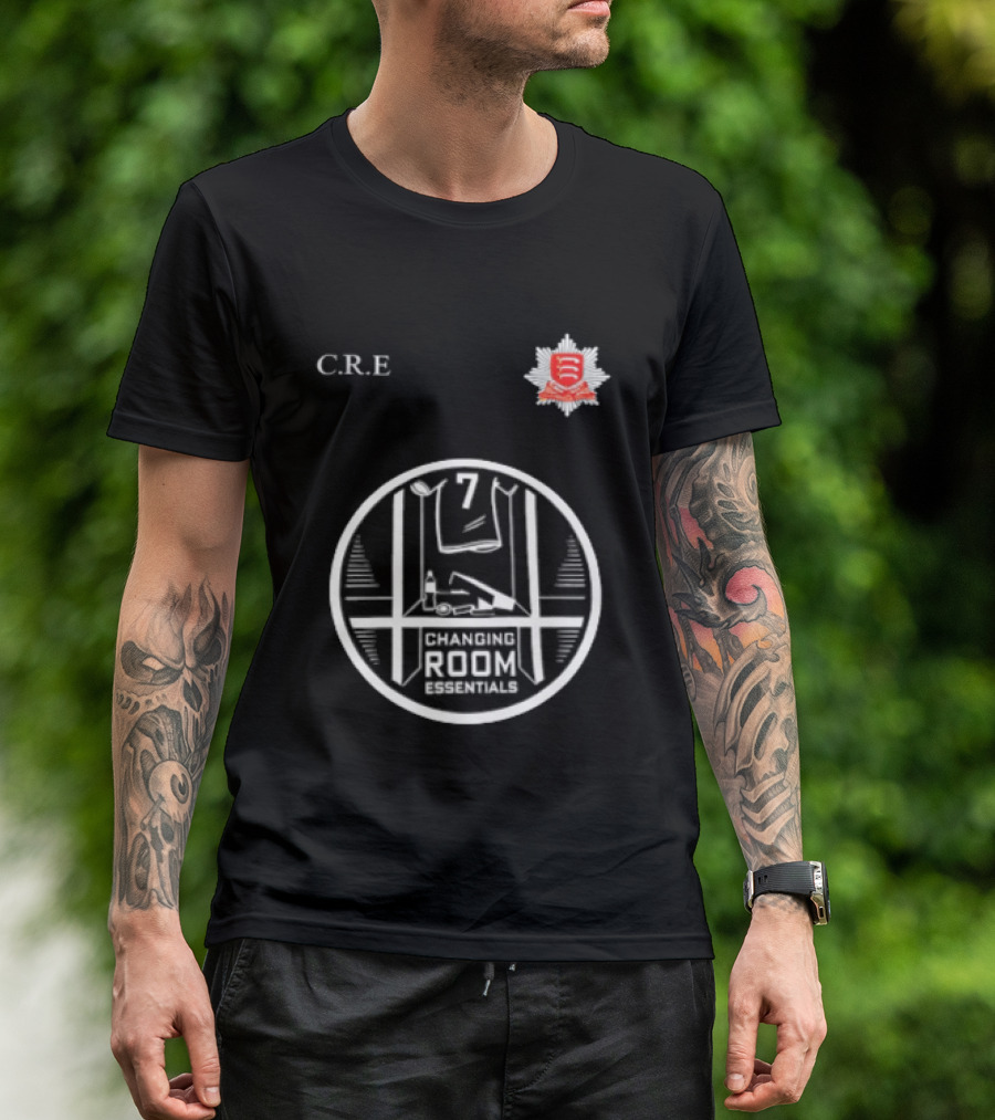 C.R.E Changing Room Essentials 7 Sports Locker Jersey T-Shirt