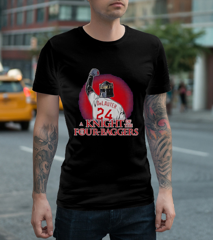 Chase DeLauter 24 A Knight Of The Four Baggers T-Shirt