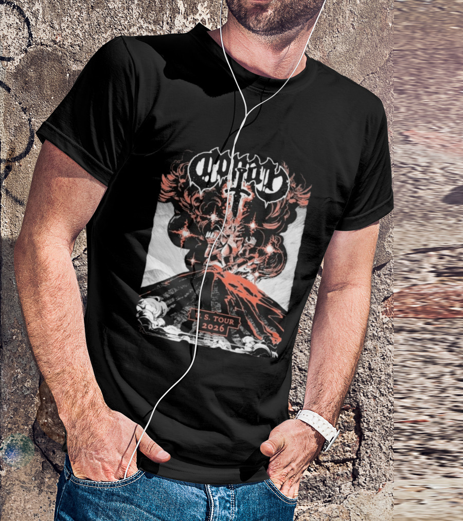 Conan Band U.S. Tour 2026 Explosive Lava T-Shirt