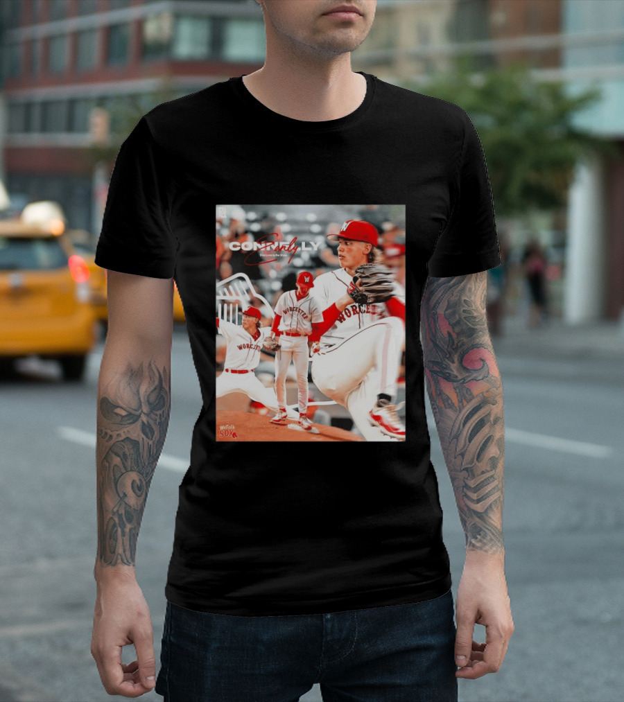 Connelly Early Welcome To The Show Worcester Red Sox Pitcher T-Shirt