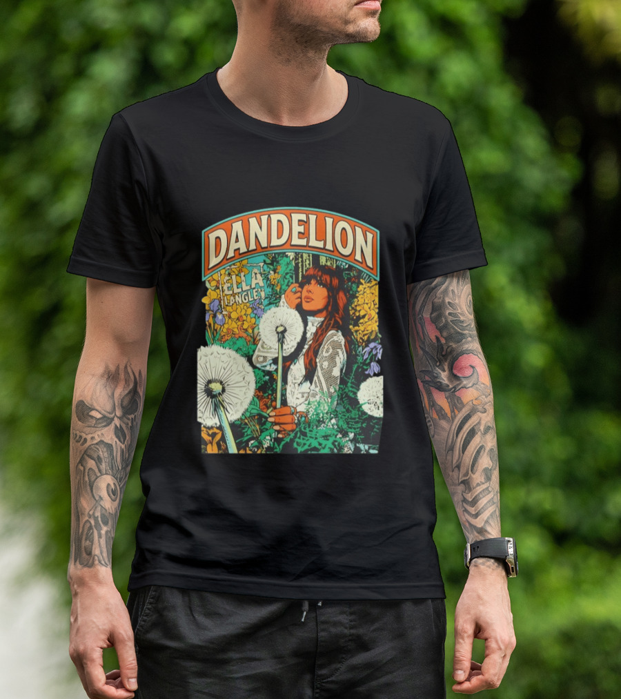 Dandelion Ella Langley Vintage Floral Aesthetic T-Shirt
