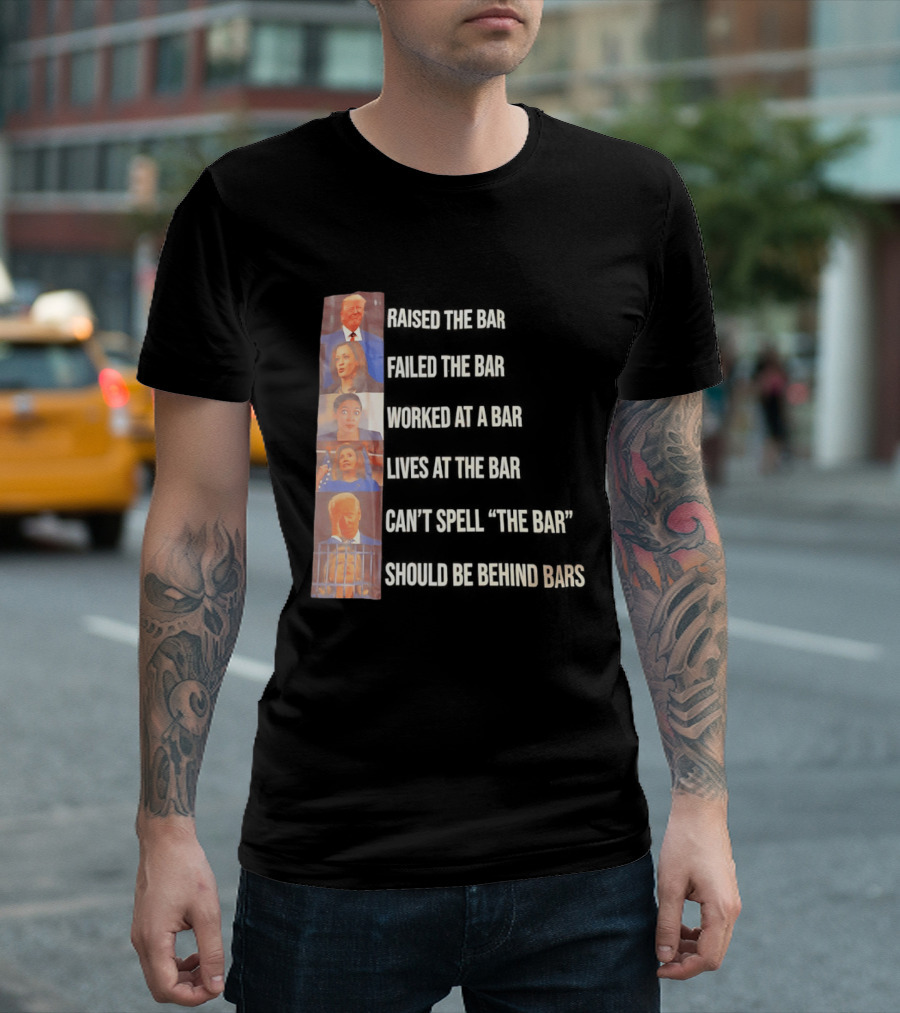 Assholes That Belong In Prison Kamala Harris Alexandria Ocasio Cortez Nancy Pelosi Joe Biden Hillary Clinton T-Shirt