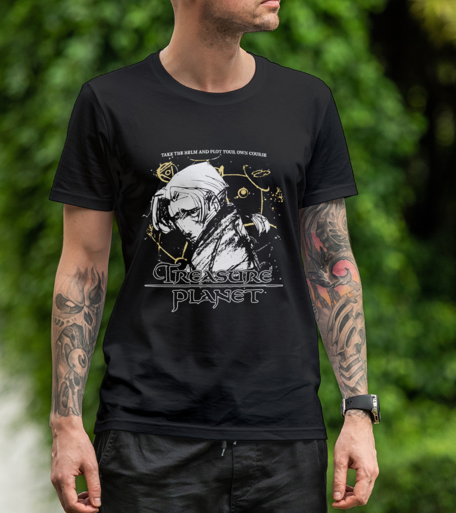 Jim Hawkins Treasure Planet Take The Helm And Plot Your Own Course T-Shirt