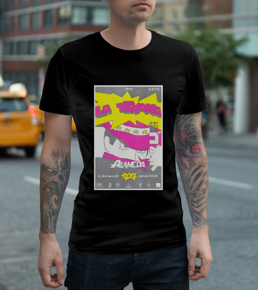La Texana Alameda Tour April 11 2026 Puebla Mexico Av 2da De Juárez 6342 Boletos Por Passline T-Shirt