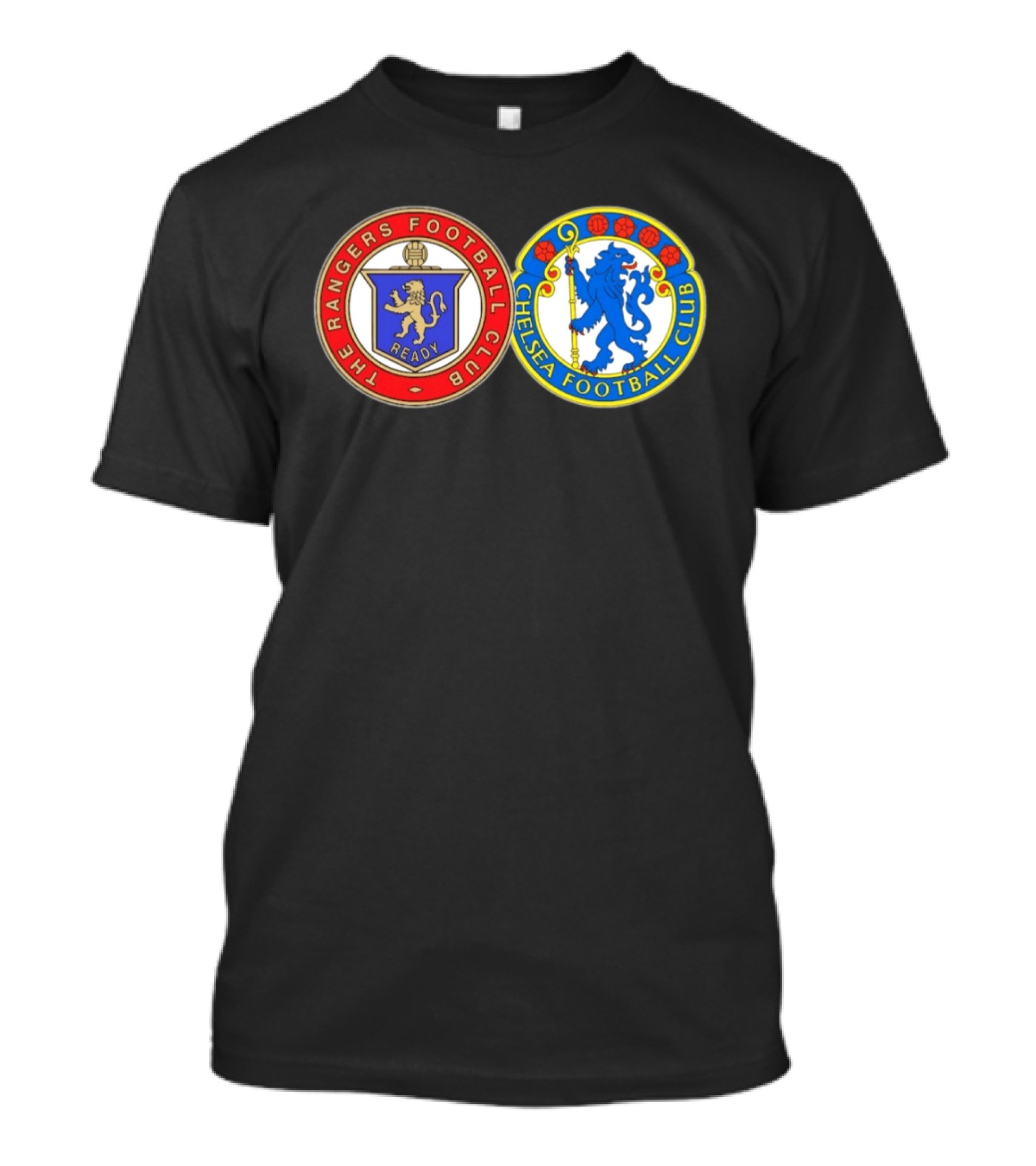 The Rangers Football Club Ready X Chelsea Football Club Lion Collaboration T-Shirt