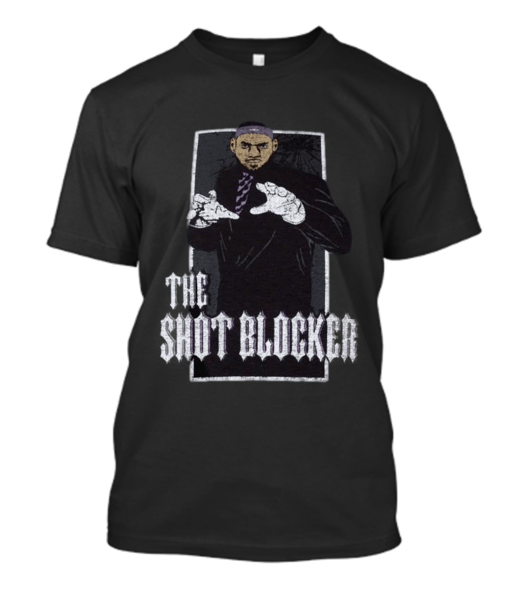 The Shot Blocker Lebron James Nike Basketball T-Shirt