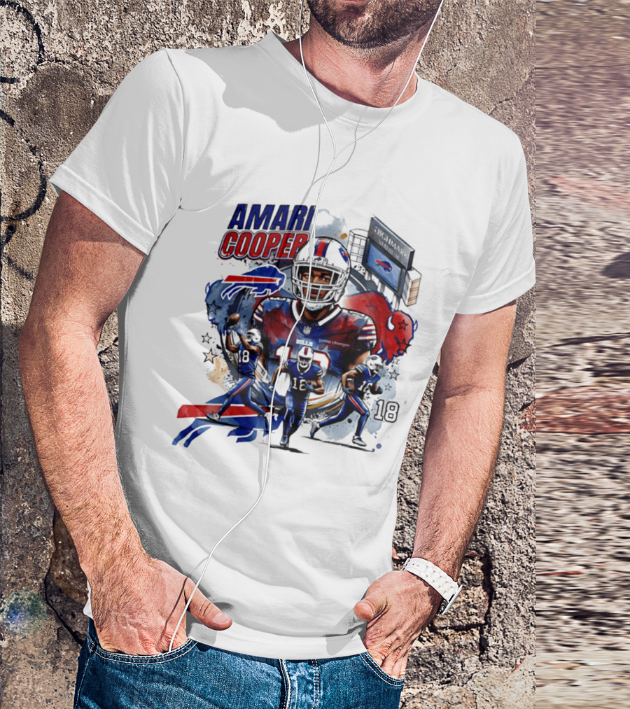 Amari Cooper Football 18 Stadium Buffalo Bills T-Shirt