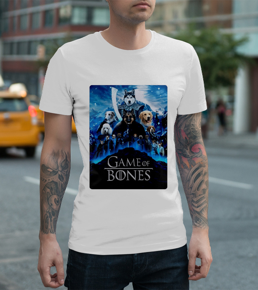 Game Of Bones Dogs Adventure With Thrones And Winter Canines T-Shirt
