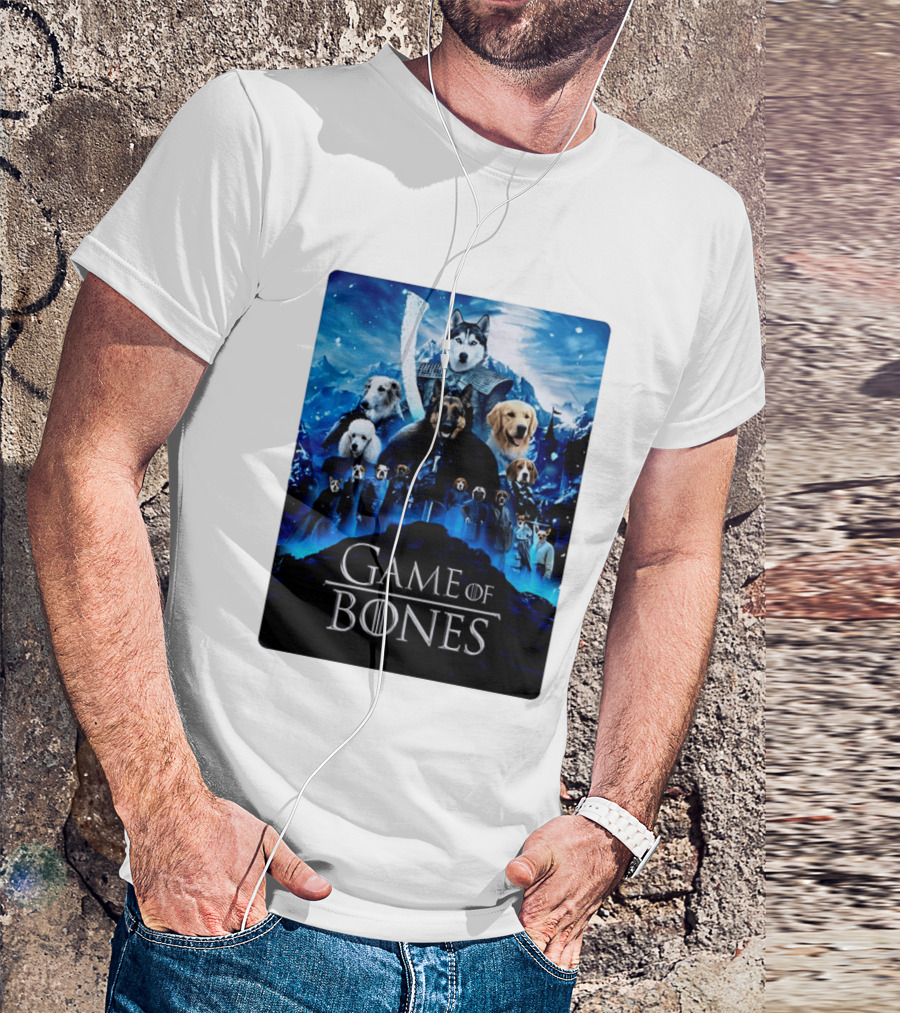 Game Of Bones Dogs Adventure With Thrones And Winter Canines T-Shirt