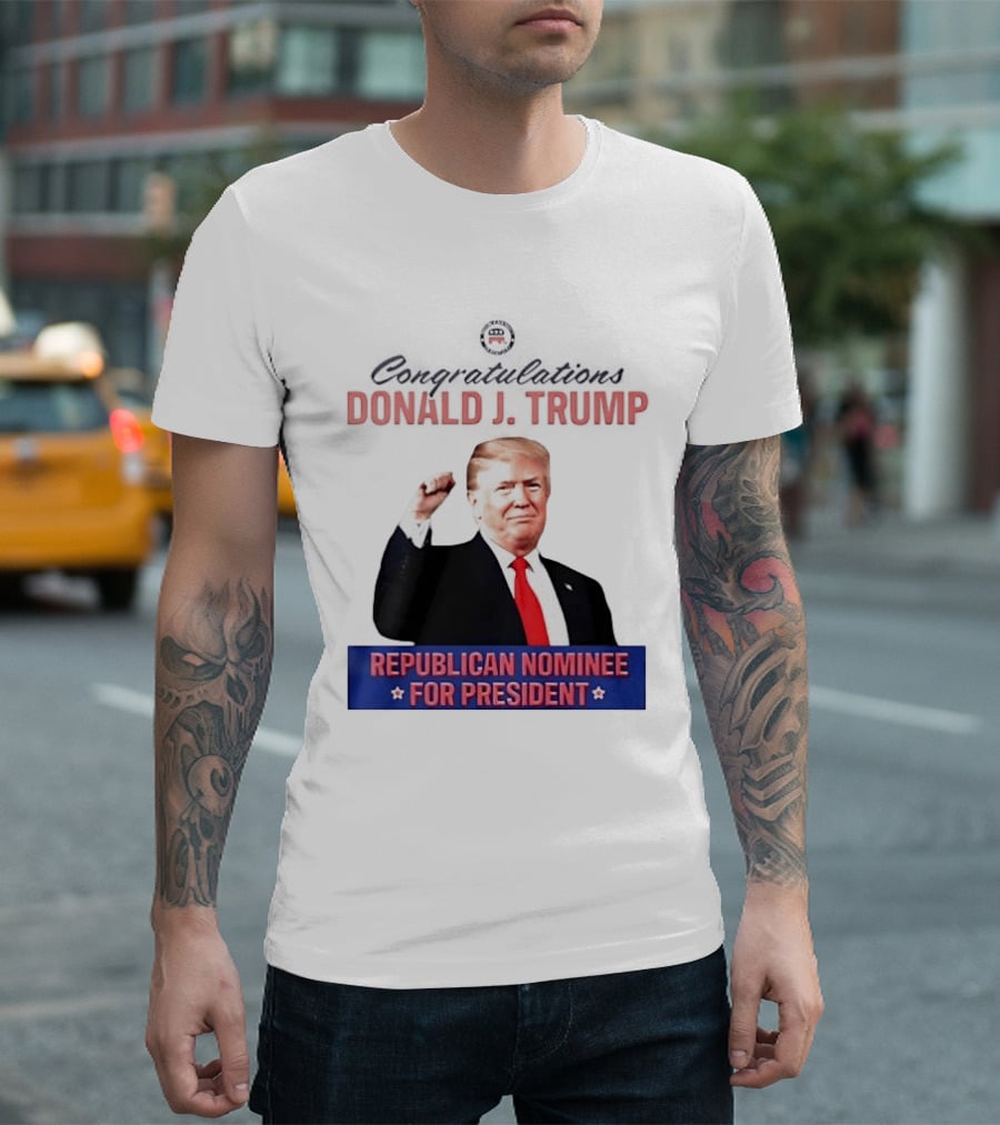 Donald J Trump Republican Nominee For President Conservatives T-Shirt
