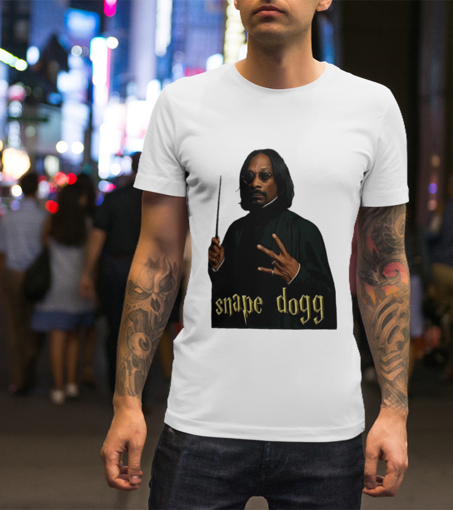 Snape Dogg Snoop Dogg Wizard Mashup Humor T-Shirt