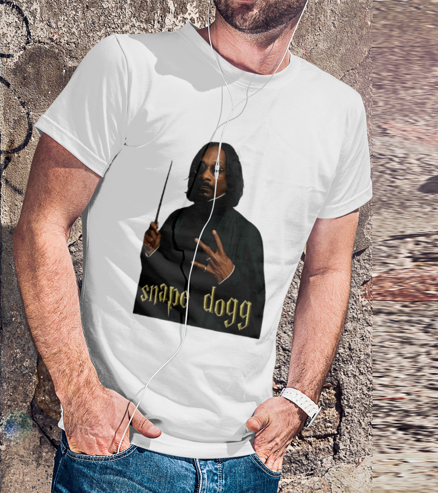 Snape Dogg Snoop Dogg Wizard Mashup Humor T-Shirt