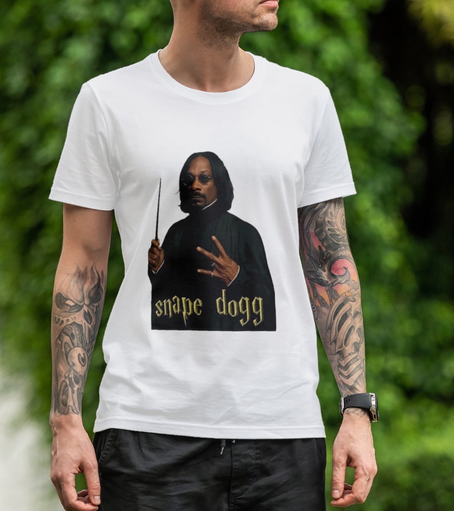 Snape Dogg Snoop Dogg Wizard Mashup Humor T-Shirt