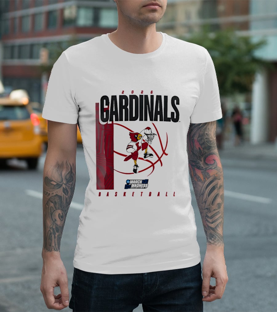 2026 Cardinals March Madness Basketball NCAA T-Shirt