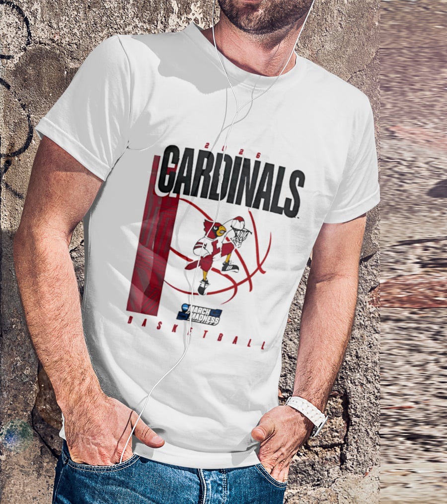 2026 Cardinals March Madness Basketball NCAA T-Shirt