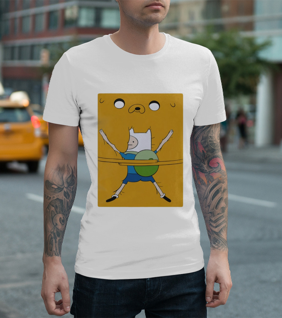 Adventure Time Finn And Jake Bro Hug T-Shirt