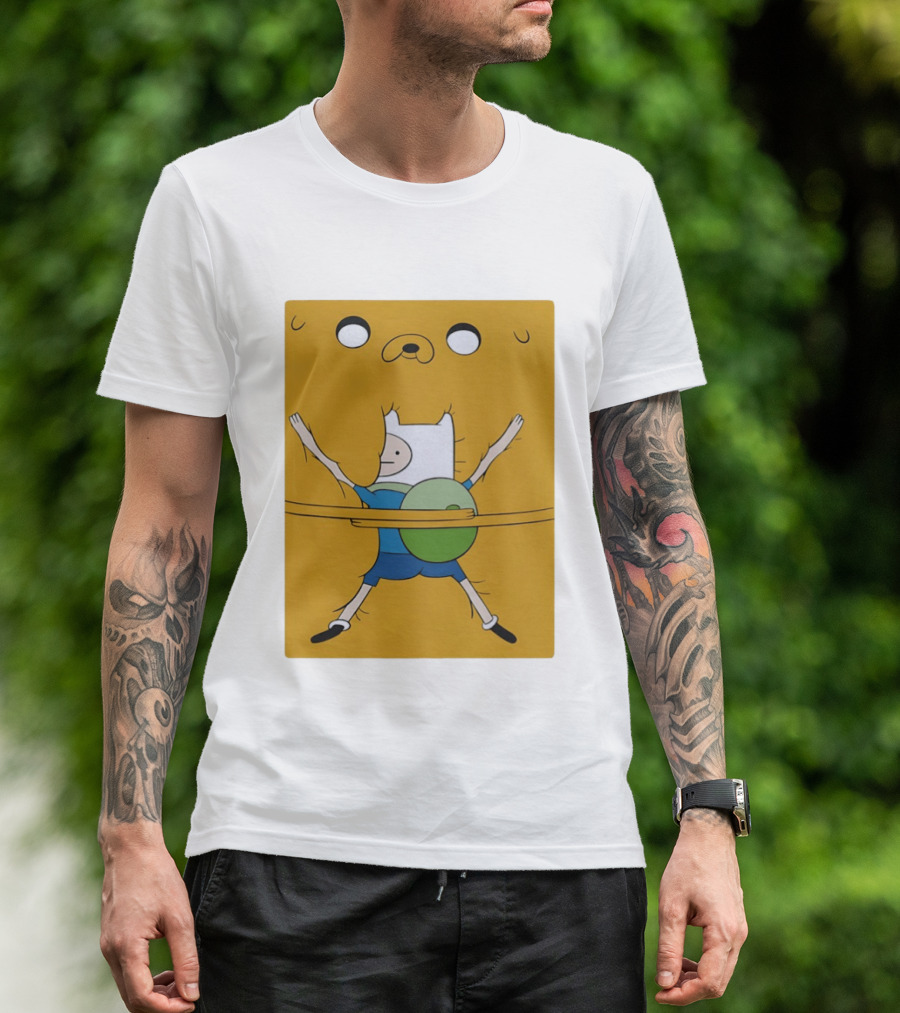 Adventure Time Finn And Jake Bro Hug T-Shirt