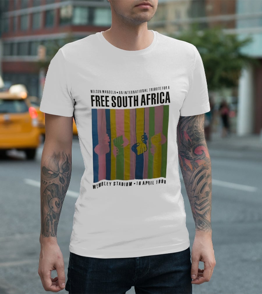 Nelson Mandela An International Tribute For A Free South Africa Wembley Stadium 10 April 1990 T-Shirt