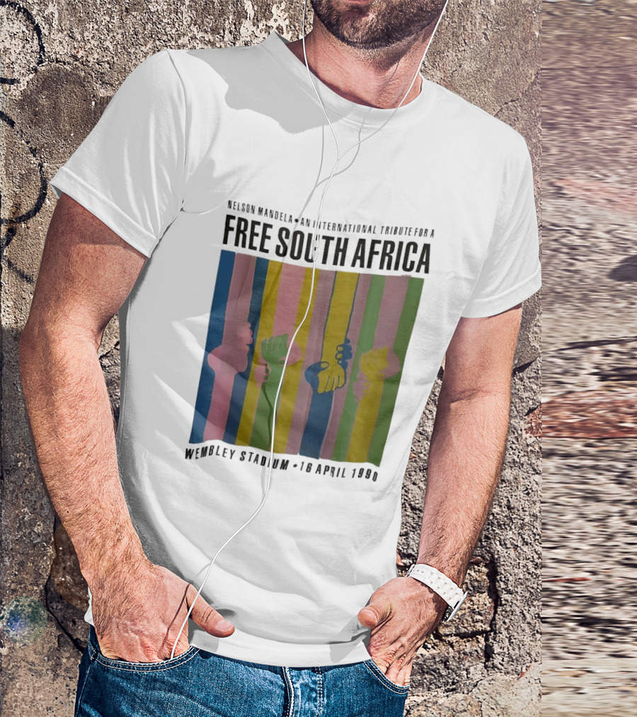 Nelson Mandela An International Tribute For A Free South Africa Wembley Stadium 10 April 1990 T-Shirt