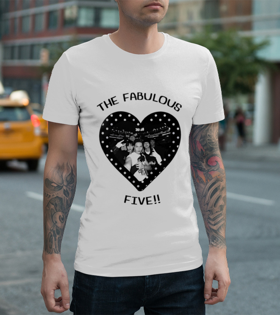 The Fabulous Five Heart Team T-Shirt