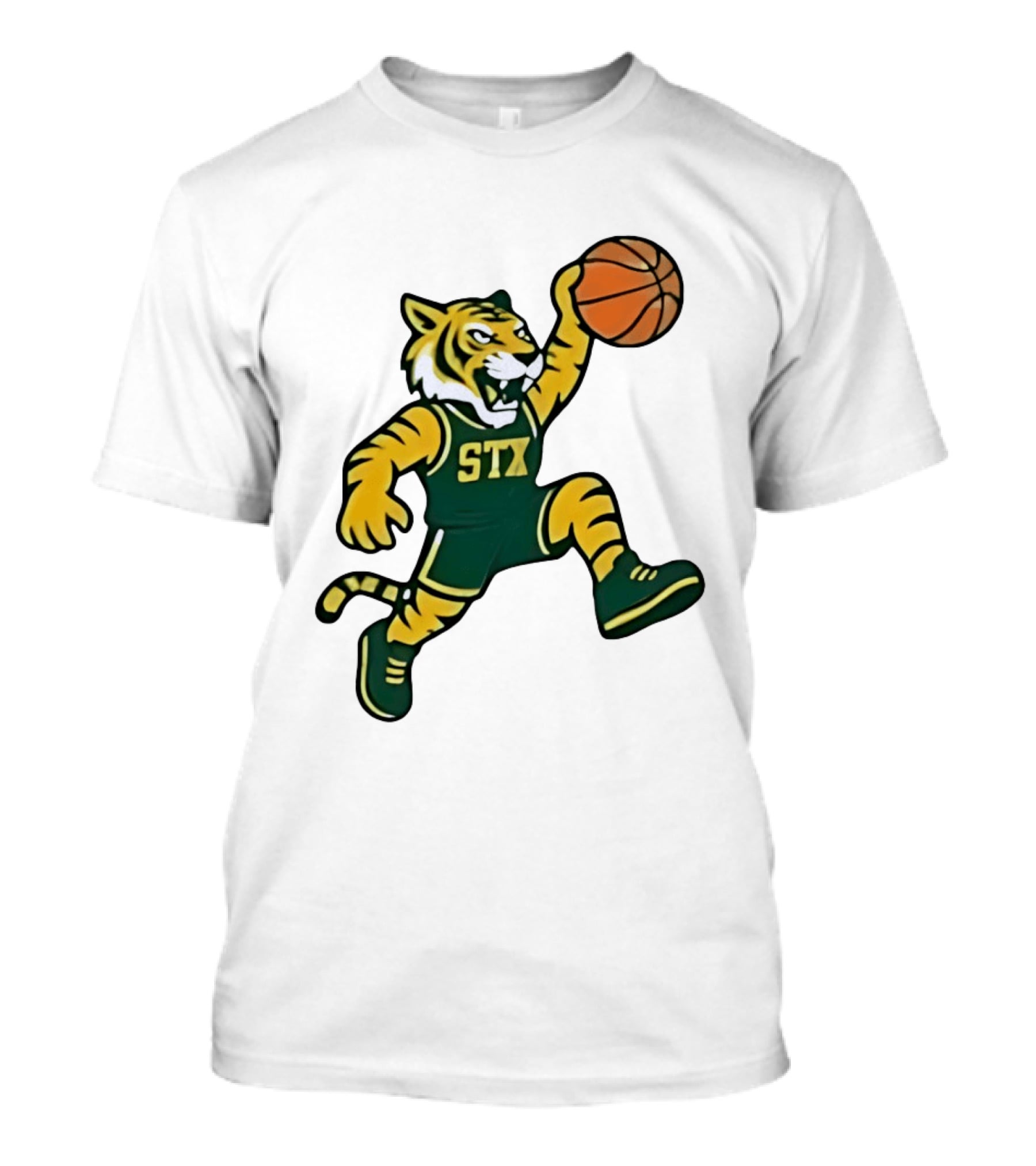 Northern Michigan Wildcats Basketball STX Tiger Dunking T-Shirt
