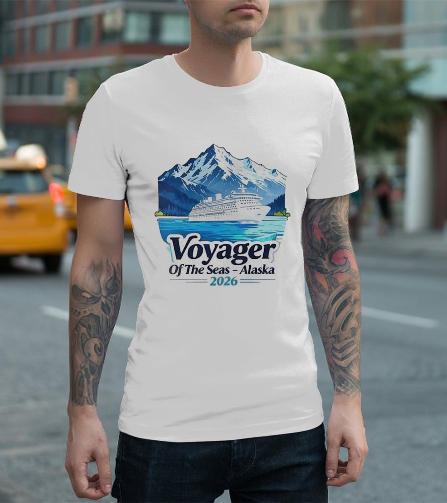 Voyager Of The Seas Alaska 2026 Cruise Adventure Glacier Voyage T-Shirt