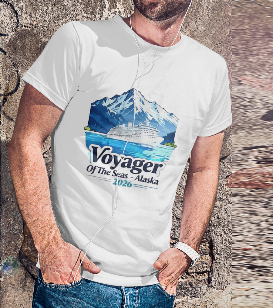 Voyager Of The Seas Alaska 2026 Cruise Adventure Glacier Voyage T-Shirt