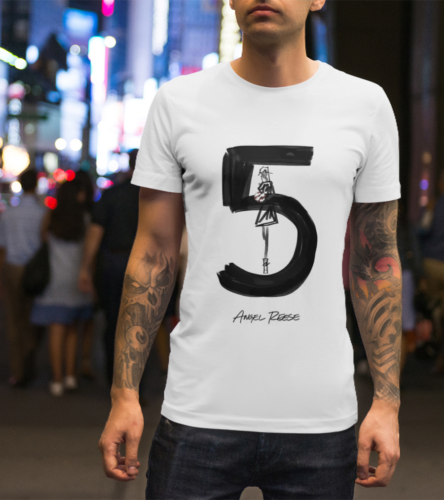 Angel Reese 5 Chicago Sky Basketball T-Shirt