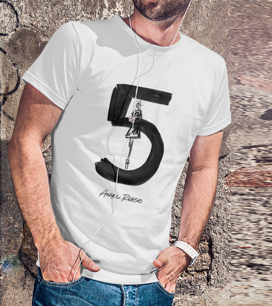 Angel Reese 5 Chicago Sky Basketball T-Shirt